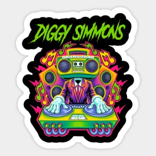 DIGGY SIMMONS BAND Sticker